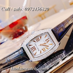 Đồng Hồ Nữ Royal Crown 3635 -  Dây Da Đen - 24 x 30mm