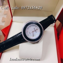 Đồng Hồ Nữ Royal Crown 3776 -  Dây Da Đen - 38mm