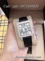 Đồng Hồ Nữ Royal Crown 6104 -  Dây Da Đen - 34mm