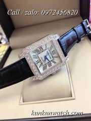 Đồng Hồ Nữ Royal Crown 6104 -  Dây Da Đen - 34mm