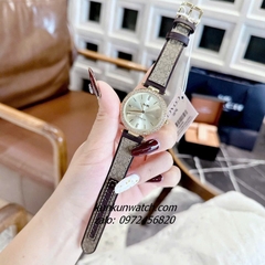 Đồng Hồ Nữ Coach Park Jacquard Signature 14504092 Gold Dây Da Đính Đá 34mm