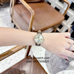 Đồng Hồ Nữ Coach Park Jacquard Signature 14504092 Gold Dây Da Đính Đá 34mm