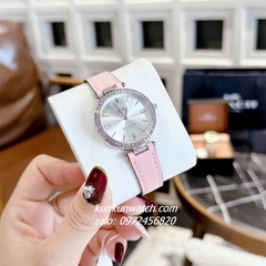 Đồng Hồ Nữ Coach Park Jacquard Signature 14504093 Silver Dây Da Đính Đá 34mm