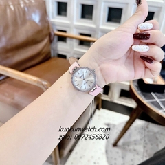 Đồng Hồ Nữ Coach Park Jacquard Signature 14504093 Silver Dây Da Đính Đá 34mm