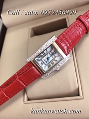 Đồng Hồ Nữ Royal Crown 6306 -  Dây Da Đỏ - 28mm