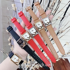 Đồng Hồ Nữ Fendi FDND014 - Dây Da Nâu Vỏ Vàng - 24 x 32mm