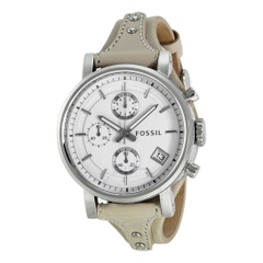 Đồng Hồ Nữ Fossil ES3811 Chronograph 3 Mặt Số Phụ Dây Da 38mm 1