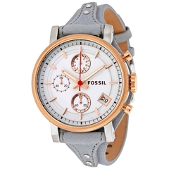 Đồng Hồ Nữ Fossil ES4045 Chronograph 3 Mặt Số Phụ Dây Da 38mm 1