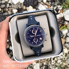 Đồng Hồ Nữ Fossil ES4113 Chronograph 3 Mặt Số Phụ Dây Da 38mm