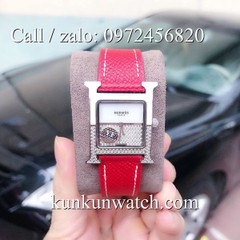 Đồng Hồ Nữ Hermes Heure H Double Jeu HMND071 - Dây Da - 32mm x 36mm