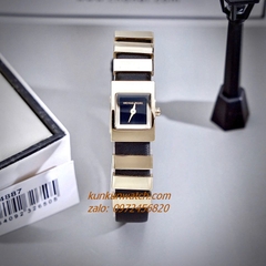 Đồng Hồ Nữ Michael Kors Darrington MK4887 Dây Da Đen Vỏ Gold Mặt Vuông 14mm