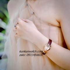 Đồng Hồ Nữ Just Cavalli JC1L321L0045 Rose Gold Dây Da Nâu Mặt Ovan 23.5mm