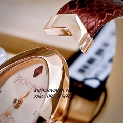 Đồng Hồ Nữ Just Cavalli JC1L321L0045 Rose Gold Dây Da Nâu Mặt Ovan 23.5mm