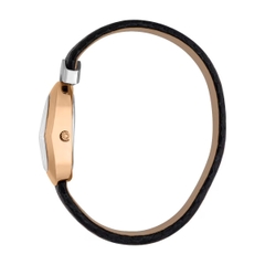 Đồng Hồ Nữ Just Cavalli JC1L321L0065 Demi Rose Gold Dây Da Đen Mặt Ovan 23.5mm