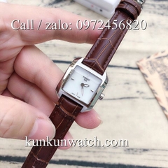 Đồng Hồ Nữ Tissot TSNDTC021 - Dây Da Nâu - 25 x 25mm