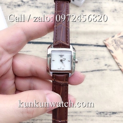 Đồng Hồ Nữ Tissot TSNDTC021 - Dây Da Nâu - 25 x 25mm