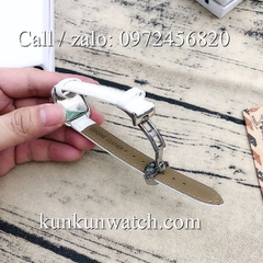 Đồng Hồ Nữ Tissot TSNDTC022 - Dây Da Trắng - 25 x 25mm