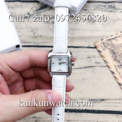 Đồng Hồ Nữ Tissot TSNDTC022 - Dây Da Trắng - 25 x 25mm