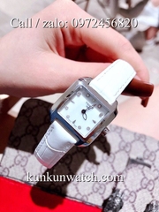 Đồng Hồ Nữ Tissot TSNDTC023 - Dây Da Trắng - 25 x 25mm