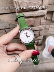 Đồng Hồ Nữ Tissot TSNDTC0197 - Dây Da Xanh Lá Vỏ Bạc - 32mm