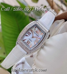 Đồng Hồ Nữ Royal Crown 3635 -  Dây Da Trắng - 24 x 30mm