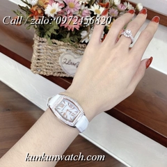 Đồng Hồ Nữ Royal Crown 3635 -  Dây Da Trắng - 24 x 30mm