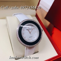 Đồng Hồ Nữ Royal Crown 3776 -  Dây Da Trắng - 38mm