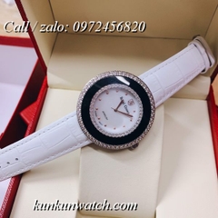 Đồng Hồ Nữ Royal Crown 3776 -  Dây Da Trắng - 38mm