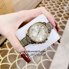 Đồng Hồ Nữ Coach Boyfriend Signature 14503148 Gold Dây Da Đính Đá 34mm