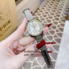 Đồng Hồ Nữ Coach Boyfriend Signature 14503148 Gold Dây Da Đính Đá 34mm