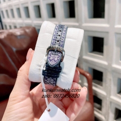 Đồng Hồ Nữ Coach Boyfriend Signature 14503149 Silver Dây Da Đính Đá 34mm