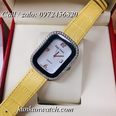 Đồng Hồ Nữ Royal Crown 3771 -  Dây Da Vàng - 34 x 45mm