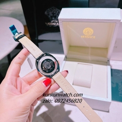 Đồng Hồ Nữ Versace Destiny Spirit Micro Dây Da Đen Silver 36mm