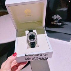 Đồng Hồ Nữ Versace Destiny Spirit Micro Dây Da Đen Silver 36mm