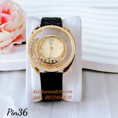 Đồng Hồ Nữ Versace Destiny Spirit Micro Dây Da Đen Gold 36mm 1
