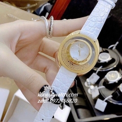 Đồng Hồ Nữ Versace Destiny Spirit Micro Dây Da Trắng Gold 36mm