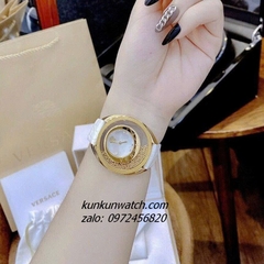 Đồng Hồ Nữ Versace Destiny Spirit Micro Dây Da Trắng Gold 36mm