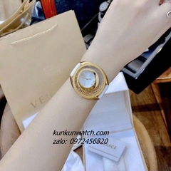 Đồng Hồ Nữ Versace Destiny Spirit Micro Dây Da Trắng Gold 36mm