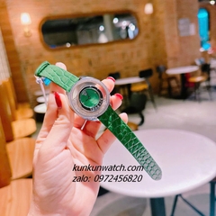 Đồng Hồ Nữ Versace Destiny Spirit Micro Dây Da Xanh Lá Silver 36mm