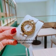 Đồng Hồ Nữ Versace Eon Pour Femmes Dây Da Trắng Gold 34mm