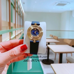 Đồng Hồ Nữ Versace Eon Pour Femmes Da Xanh Dương Gold 34mm