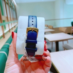 Đồng Hồ Nữ Versace Eon Pour Femmes Da Xanh Dương Gold 34mm