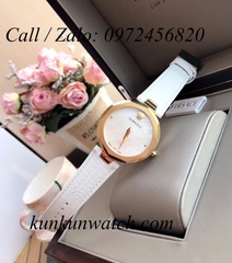 Đồng Hồ Nữ Versace Idyia - Dây Da Trắng -  36mm