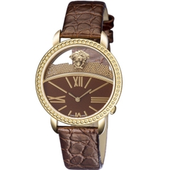 Đồng Hồ Nữ Versace Krios Dây Da Nâu - 38mm