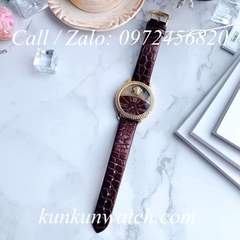 Đồng Hồ Nữ Versace Krios Dây Da Nâu - 38mm