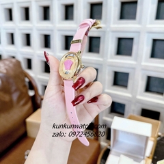 Đồng Hồ Nữ Versace Medusa Icon Dây Da Hồng 38mm