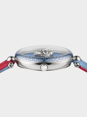 Đồng Hồ Nữ Versace Palazzo Empire - Dây Da Xanh Đỏ- 39mm