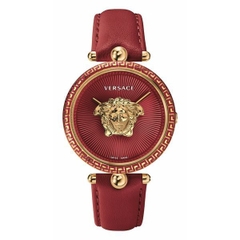 Đồng Hồ Nữ Versace Palazzo Empire - Dây Da Đỏ Vỏ Vàng - 39mm