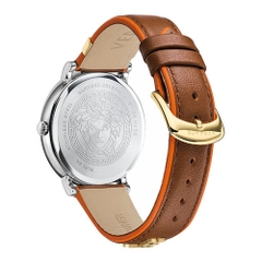 Đồng Hồ Nữ Versace V-Circle Manifesto Unified - Dây Da Nâu - 38mm