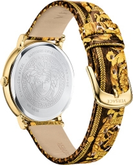 Đồng Hồ Nữ Versace V-Circle Tribute - Dây Da Hoa Văn -  38mm